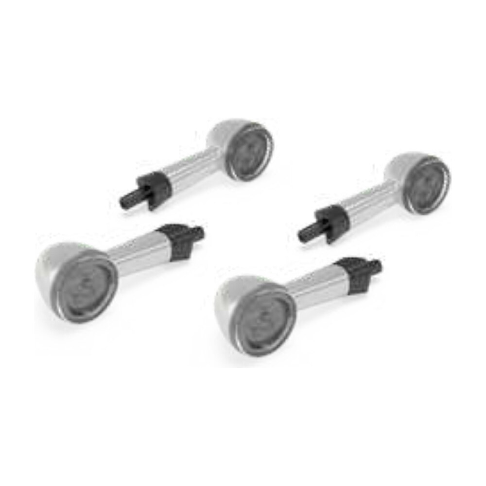 LED Indicators, Silver