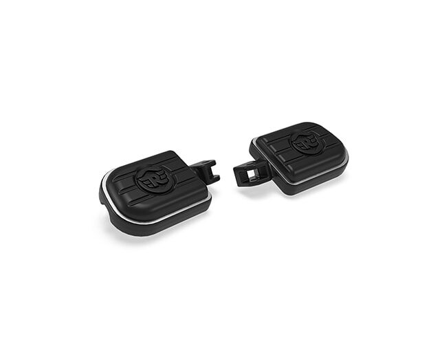 Deluxe Pillion Footpegs, Black