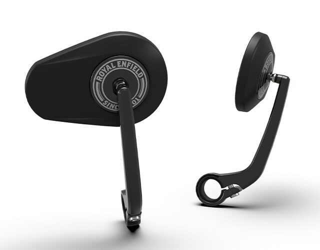 Tapered Bar End Mirrors, Black
