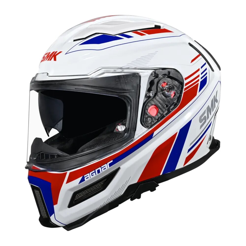 SMK Agnar Graphics, Clear Visor (Pinlock Anti-fog Film Included)