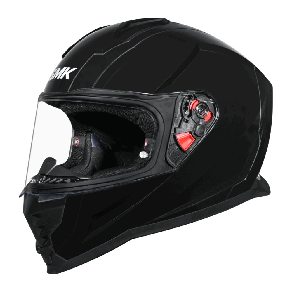 SMK Nova Unicolour, Clear Visor (Pinlock Anti-fog Film Included)