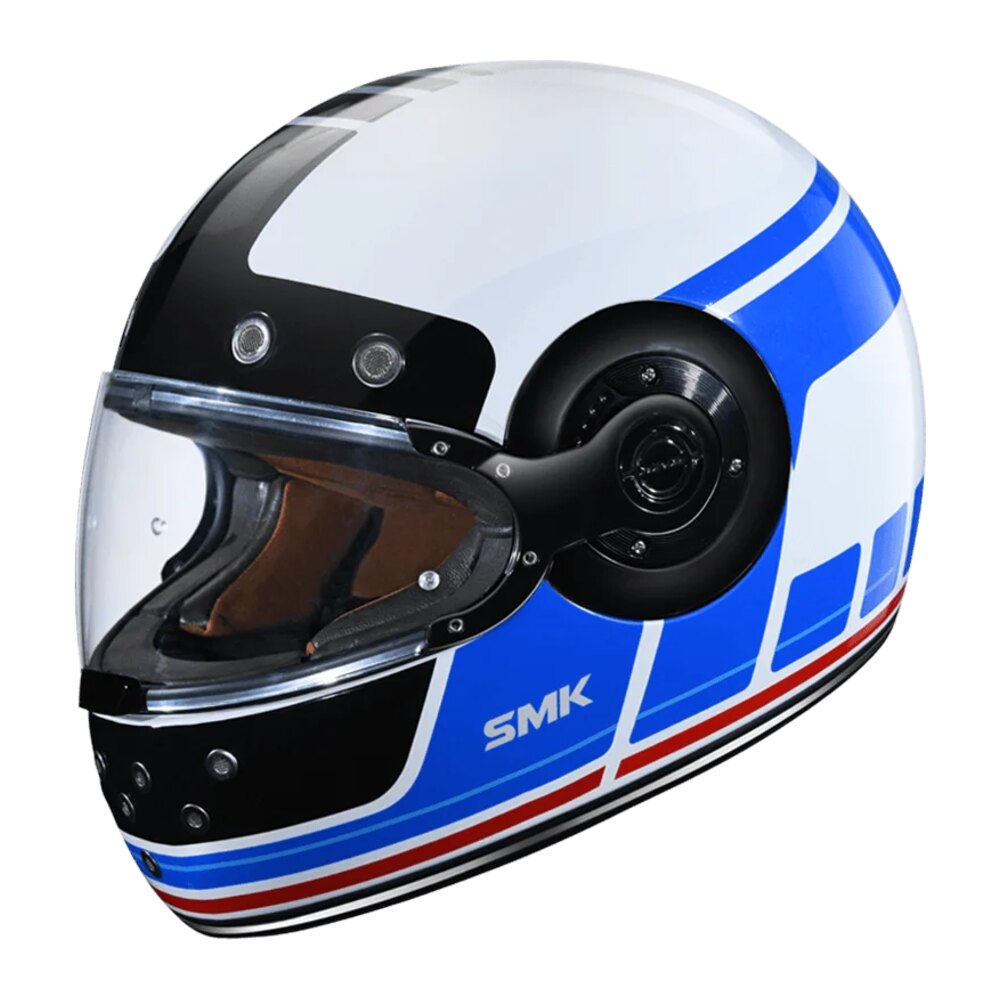 SMK Retro Graphics, Clear Visor (Pinlock Anti-fog Film Included)