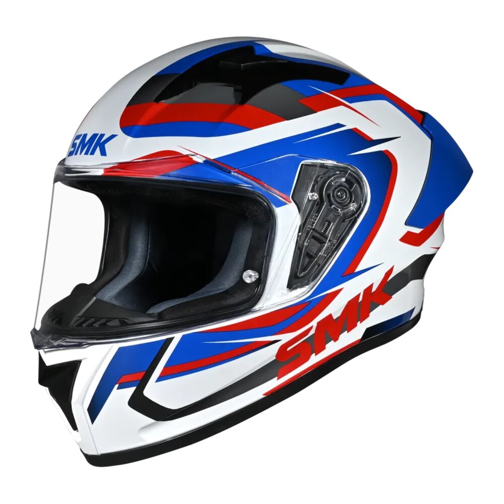 SMK Stellar Sports Graphics, Clear Visor (Pinlock Anti-fog Film Included)